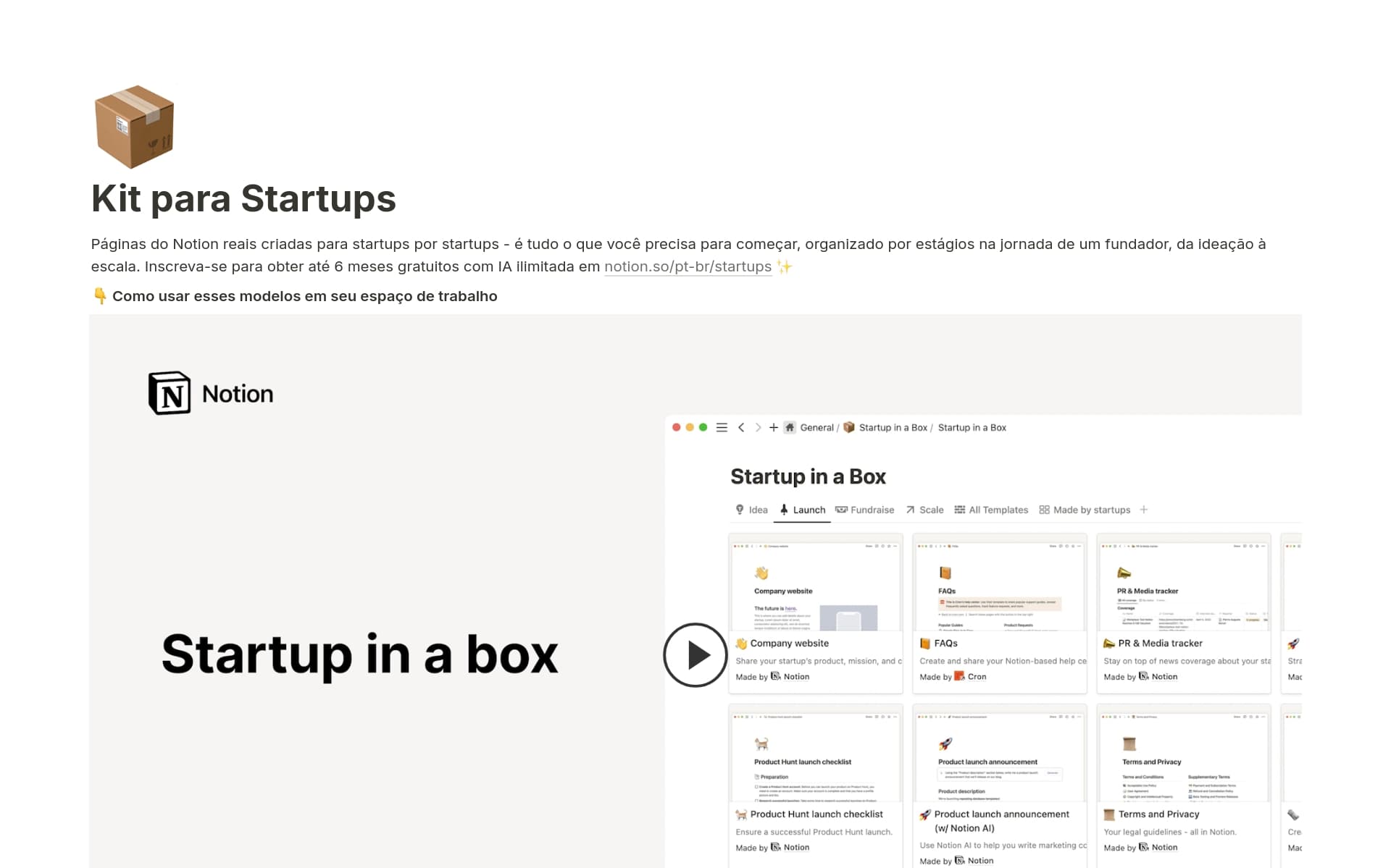 Imagem da coleção top-10-free-startup-blueprint-templates-in-notion